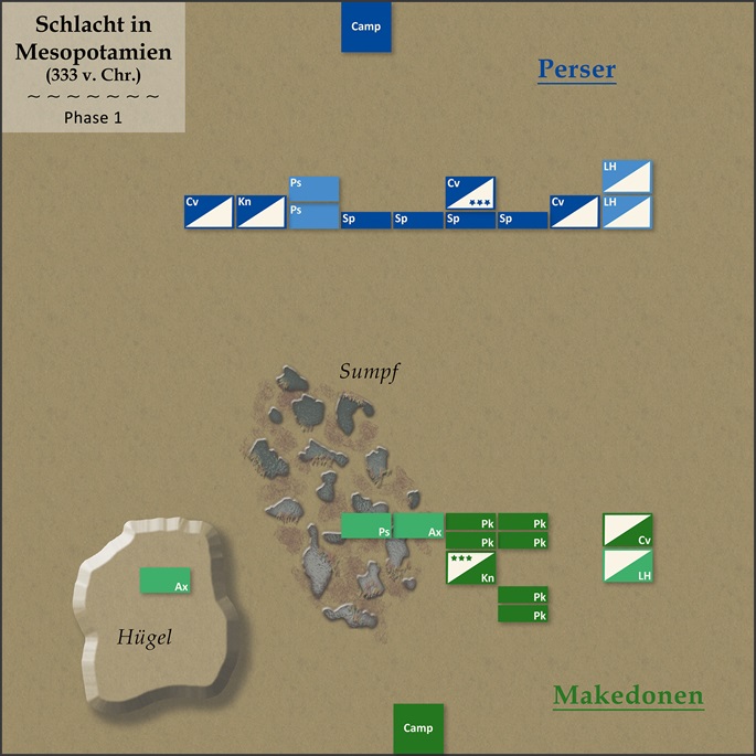 DBA-Kampagne "Conquest of Persia" - Schlacht in Mesopotamien (1)